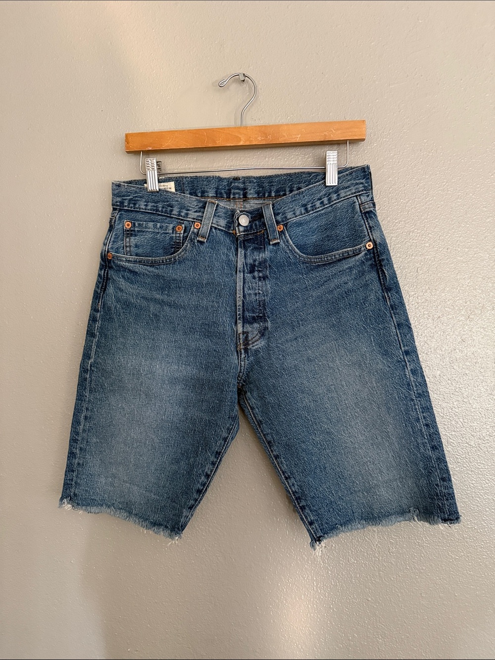Levi's Denim Cutoff Shorts - Blue
